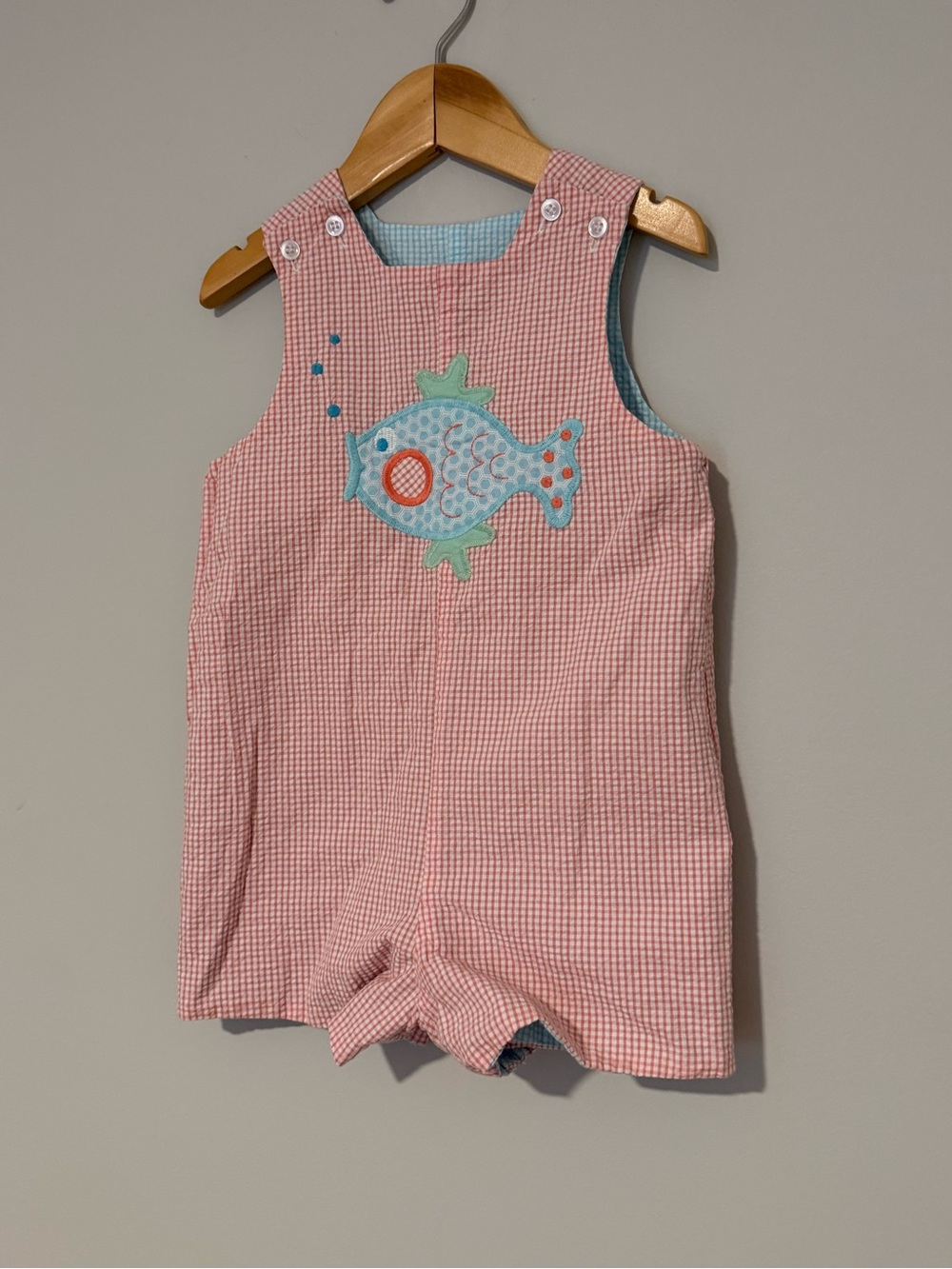 Reversible Bailey Boys Romper